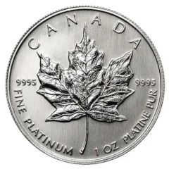 Fine Platinum Coin Canadian Maple 1oz