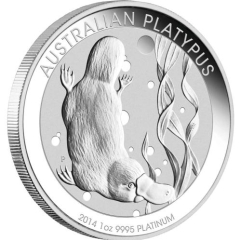 Fine Platinum Coin 2014 Australian Platypus 1oz