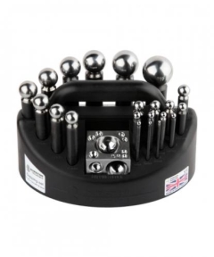 Durston 21pc Dapping Set  with Block and tray