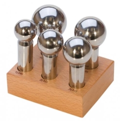 Punch Set of 5 Large with Wood Stand