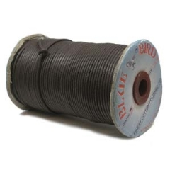 Cord Cotton 1mm Brown 100m